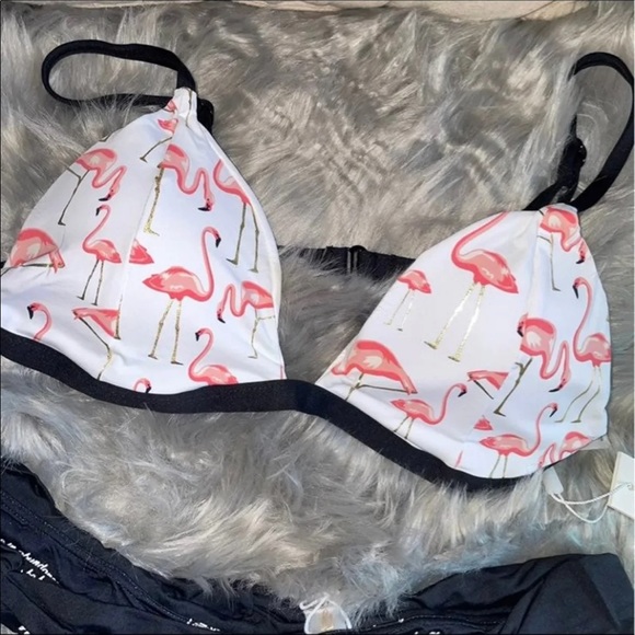 Flamingo triangle top bikini NWT - Picture 4 of 5
